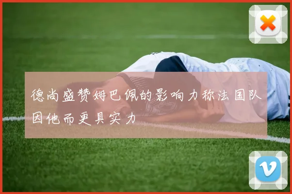 德尚盛赞姆巴佩的影响力称法国队因他而更具实力